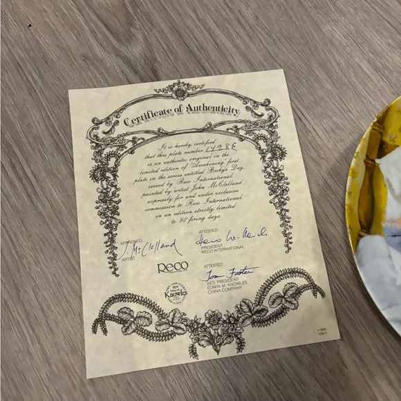 Awakening Collectable Plate - Picture 2 of 3